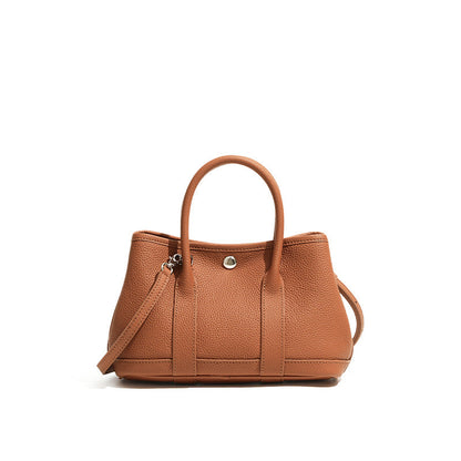 Leather crossbody women's bag hand-held mini garden bag